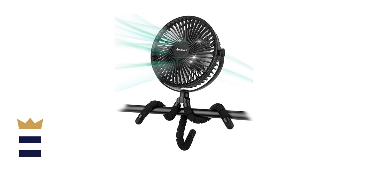 Battery-Operated Clip-On Fan