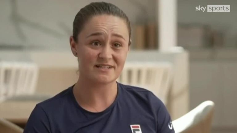 World No 1 Ashleigh Barty says her retirement from professional tennis at 25 felt right after winning at Wimbledon changed her perspective